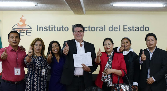 Salvador Castañeda se registra como candidato de PSI a la alcaldía de San Andrés Cholula