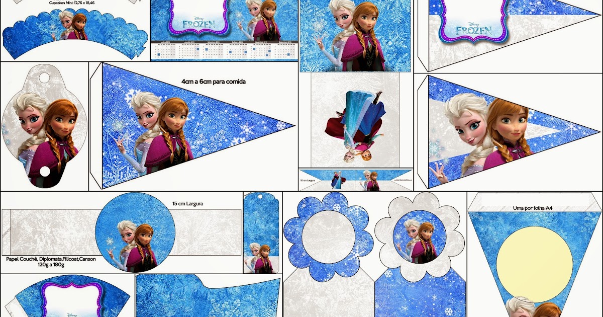 Frozen Birthday with Snow: Free Party Printables. - Oh My Fiesta! in english