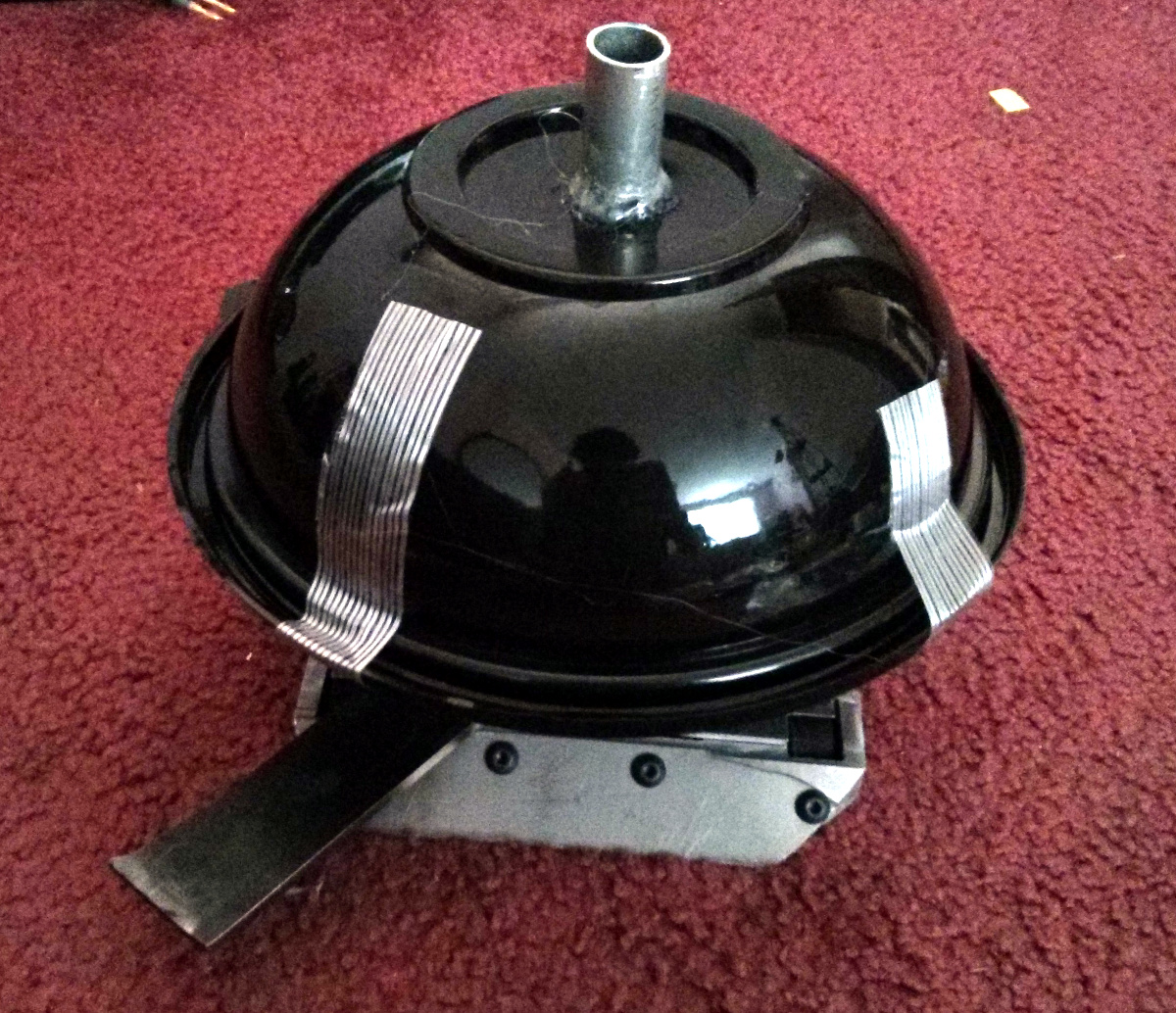 aaronbot3000 Final Exam Flat, oversizedbar spinner combat robot