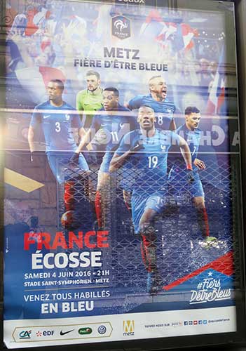 The Euros 2016 in France.