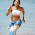 Hot Two Piece Pics of Anushka Running On Beach  And Hot Navel Show 