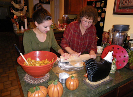 Christina & My Mom Making My Mom's Supreme Apple Pie