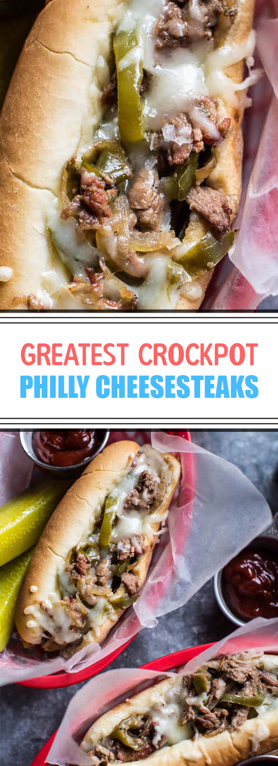 Greatest Crockpot Philly CheeseSteaks