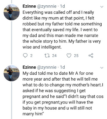  Lady narrates how her father saved her from an abusive marriage