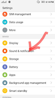 Android sound & notification touch vibration