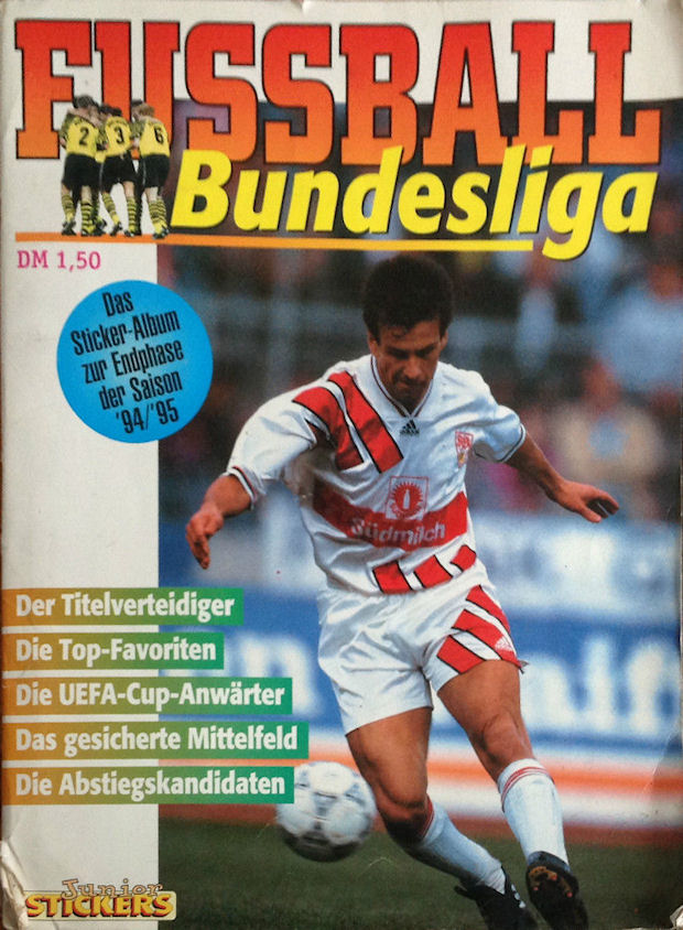 PANINI 1995 FUSSBALL BUNDESLIGA 95  Nr 301  Axel JÜPTNER 