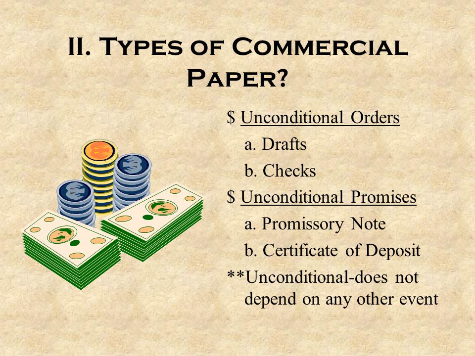 الأوراق التجارية Commercial Paper