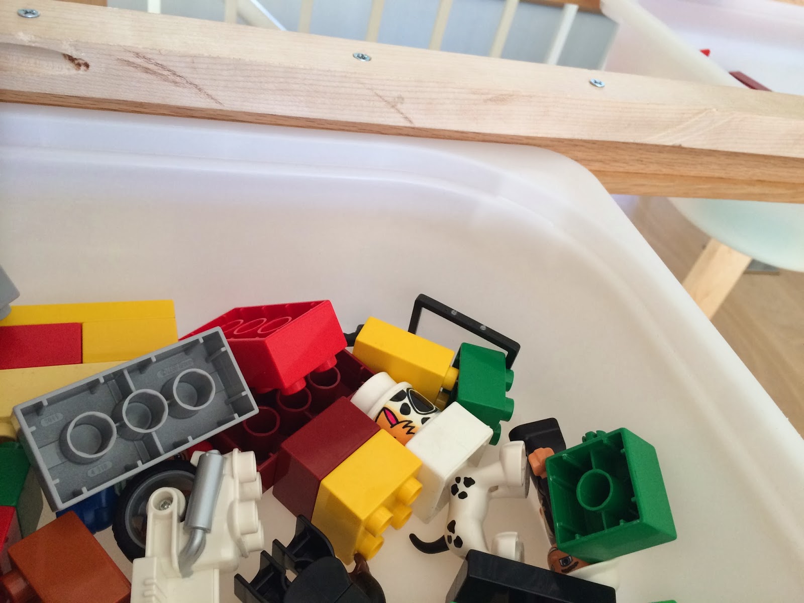 Green & Plenty DIY A multipurpose lego table with pullout drawers