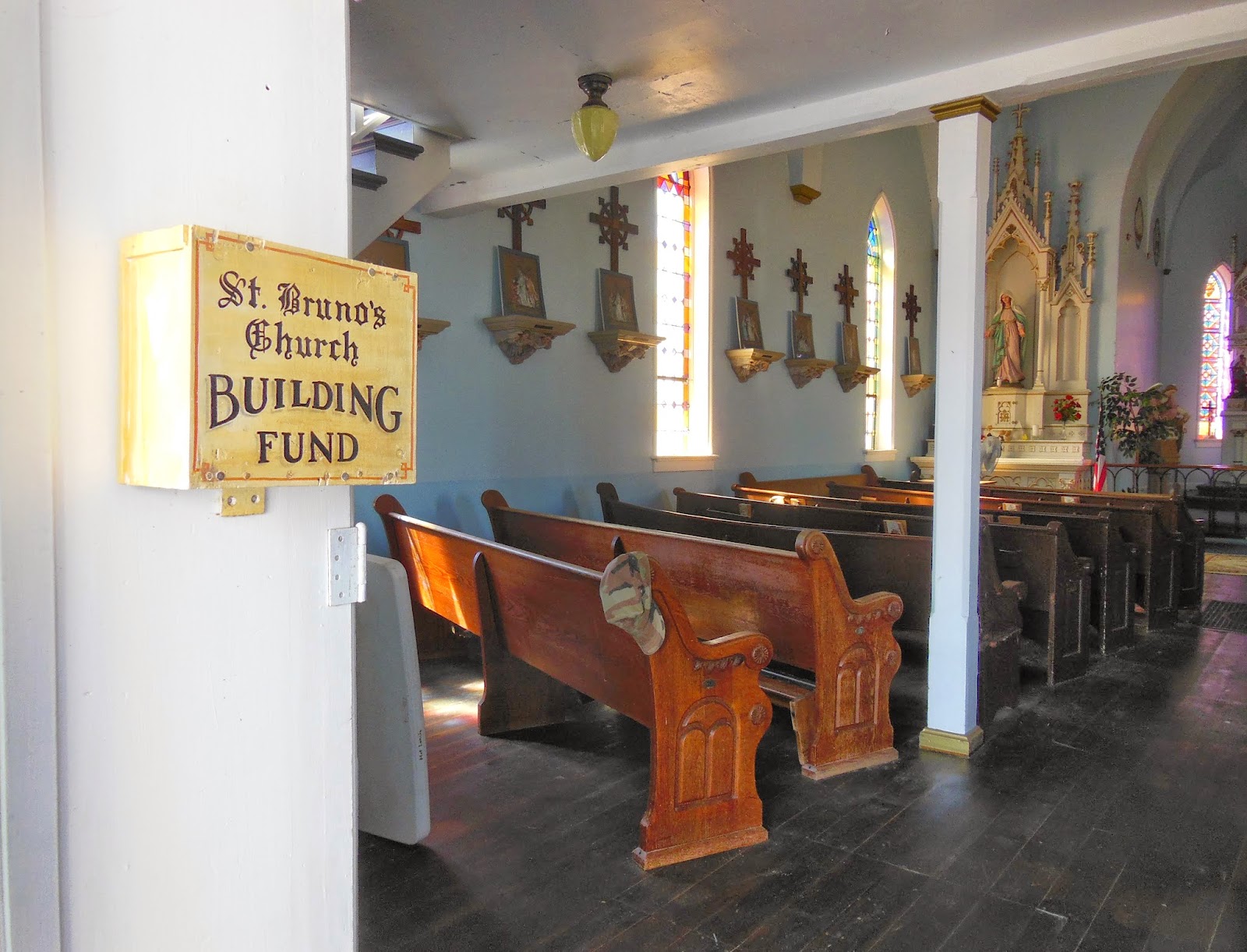 Roamin' Catholic Churches Old St Bruno's, Dousman