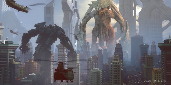 As ilustrações e artes conceituais para filmes de Hollywood de Aaron McBride Aaron McBride artstation ilustrações artes conceituais fantasia ficção filmes blockbusters