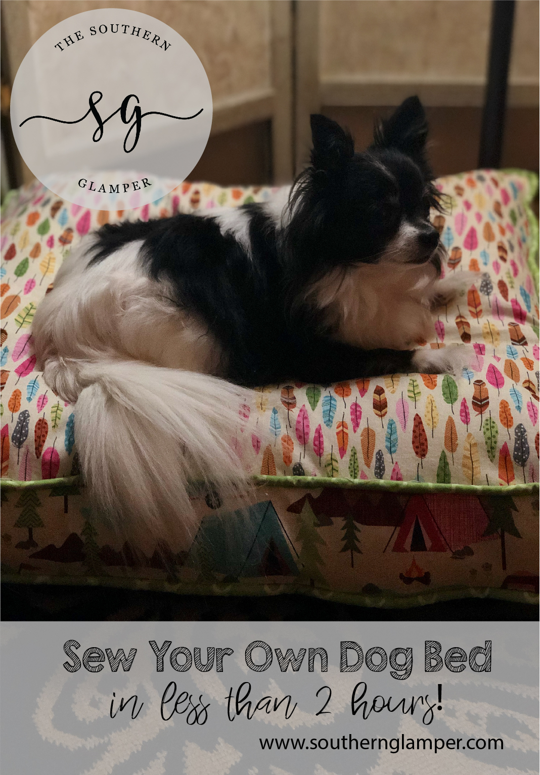 Pillow Talk Sew a Comfy Dog Bed in Less than 2 Hours! — The Southern Glamper