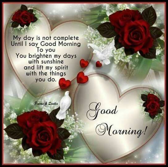 good morning sms with love