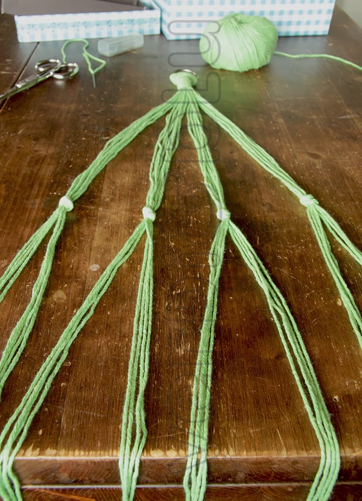 Cestini In Corda 4 Pz Plant Hanger Titolari Macrame Cestino Vaso Di Fiori Appesi 813500 - Foto 8