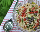 July - Greek Pasta Salad