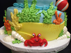 Plumeria Cake Studio: Beach Themed First Birthday Cake