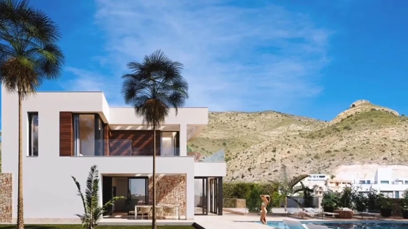 10 Photos vs. New Villas For Sale in Finestrat Spain vs. Home Interior Design Tour