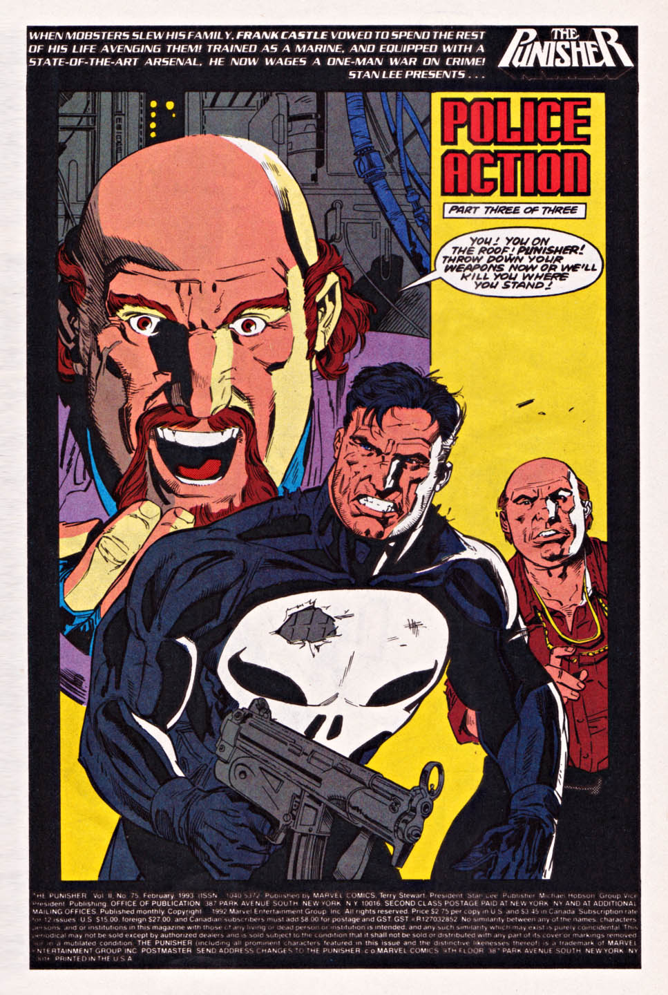 Read online The Punisher (1987) comic -  Issue #75 - Police Action - 2