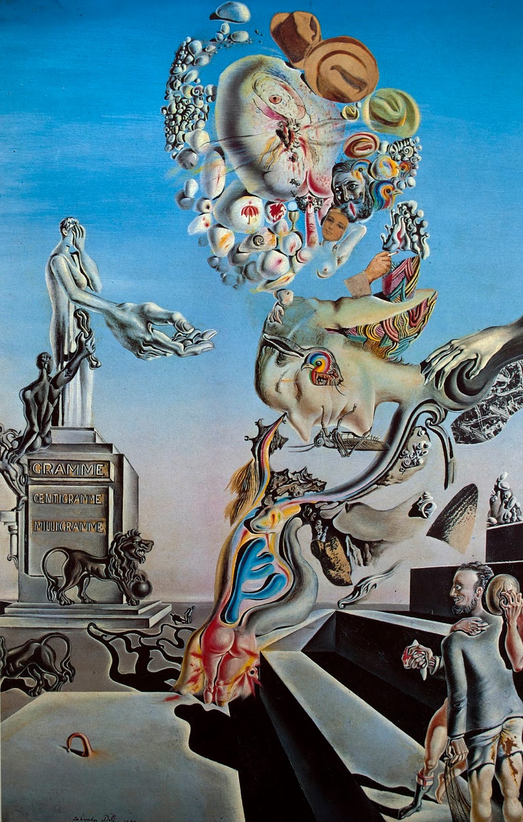 Farmers Lettersof Playing the Lugubrious Game (Dali 1929)