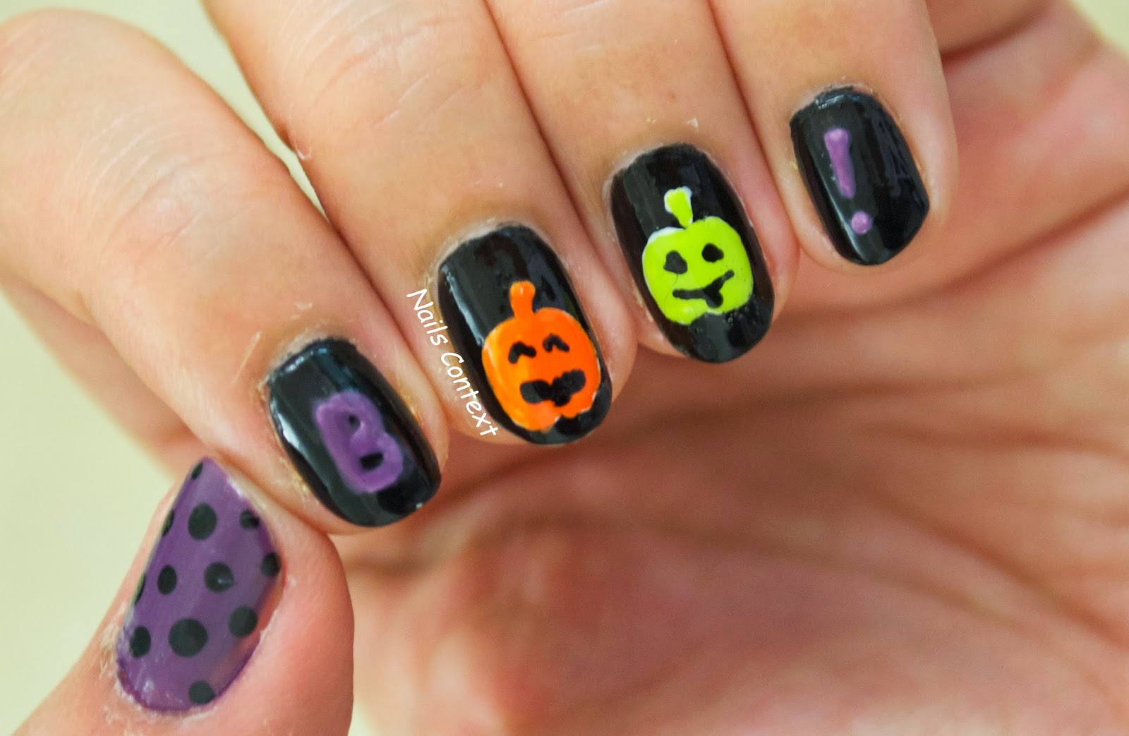 Nails Context: Halloween Series: BOO!