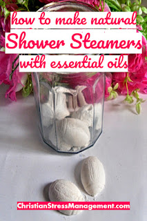 How to make natural shower steamers with essential oils