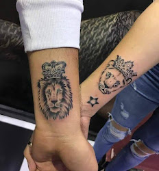 lion tattoos queen king tattoo couples matching designs tribal realistic traditional face them positioning matter trying seen lot many