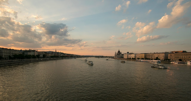 Tramonto dal Ponte delle catene-Budapest