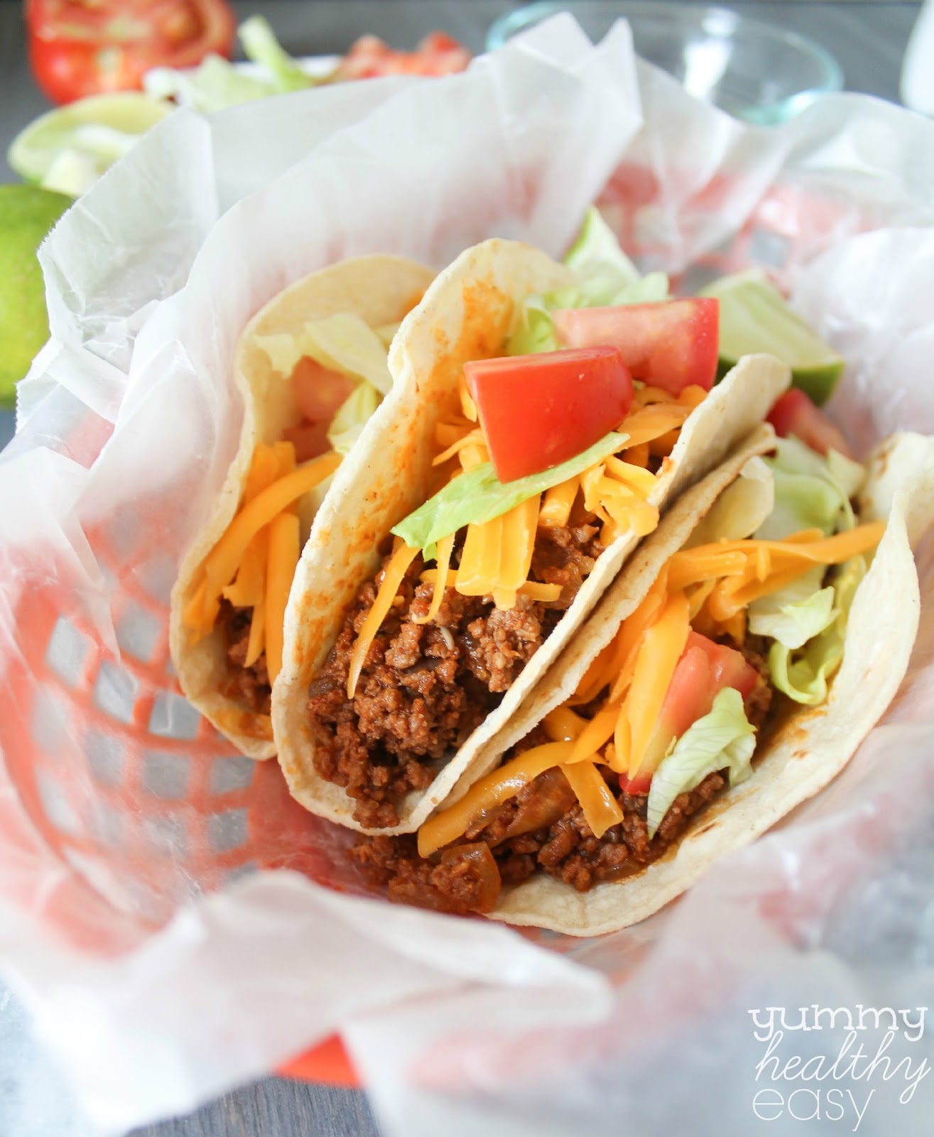 The Best Homemade Tacos - Yummy Healthy Easy