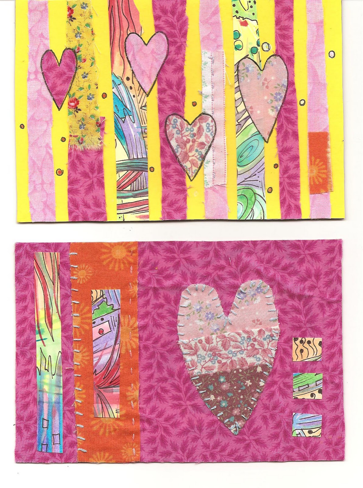 Art Beneath the Cottonwoods Mixed Media Postcards