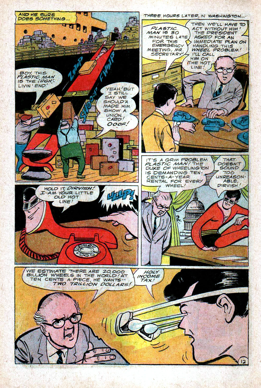 Read online Plastic Man (1966) comic -  Issue #3 - 17