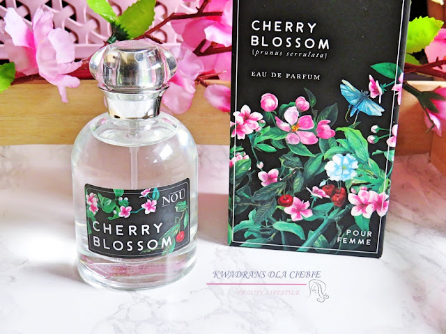 Nou Cherry Blossom, woda perfumowana Nou Cherry Blossom, woda perfumowana o zapachu kwiatu wiśni, Nou Poland Cherry Blossom, Kwadrans dla ciebie, recenzja Nou Cherry Blossom, 