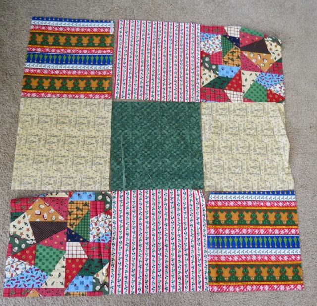 Nana Knits and Jams A Disappearing 9Patch Holiday Quilt