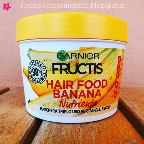 Garnier Fructis - Maschera Nutriente per Capelli Secchi alla Banana
