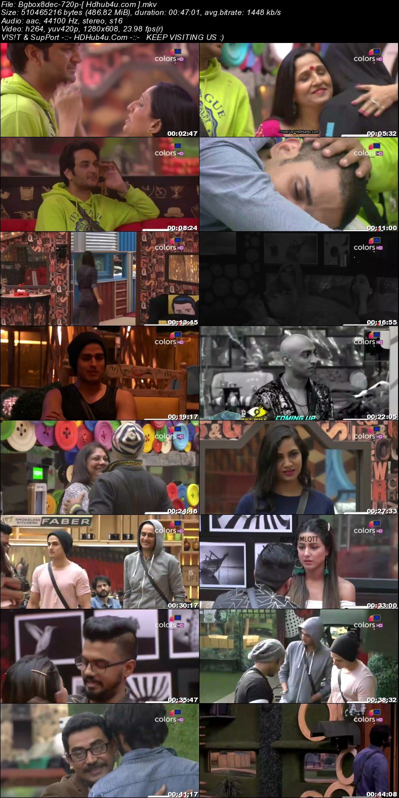 Bigg Boss S11E69 8th December 2017 HDTV 480p 200MB Download Bigg Boss S11E69 8th December 2017 HDTV 480p 200MB Download