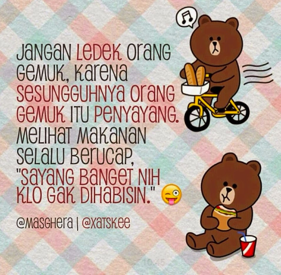 Gambar Kata Kata Lucu Orang Gendut Kolektor Lucu