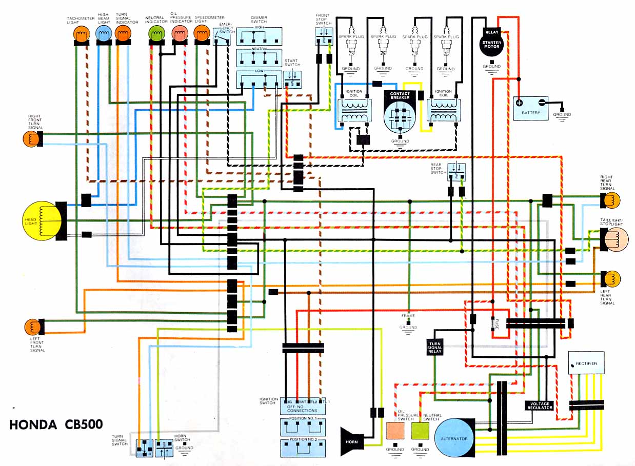 Technical Rockers Honda Cb 500 Internal Circuit(confidential) Wiring Circuits Cb500 Wiring Diagram