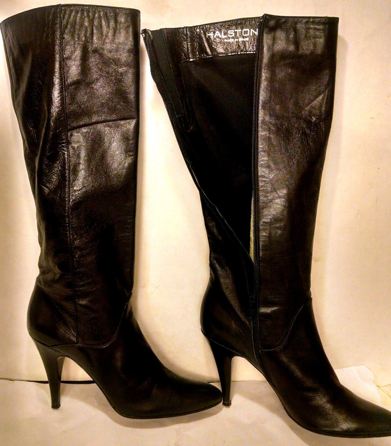 eBay Leather: Vintage 1980s Halston boots make a rare appearance