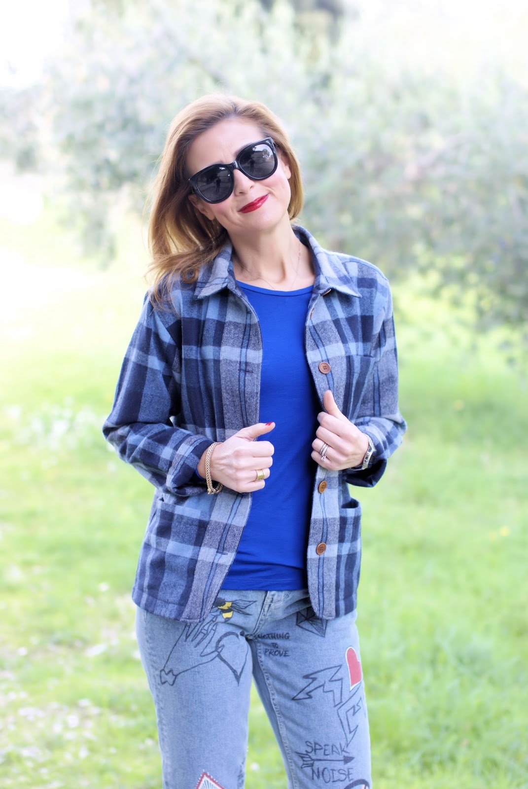 How to wear a checked jacket? The Woolster from Gant on Fashion and Cookies fashion blog, fashion blogger style