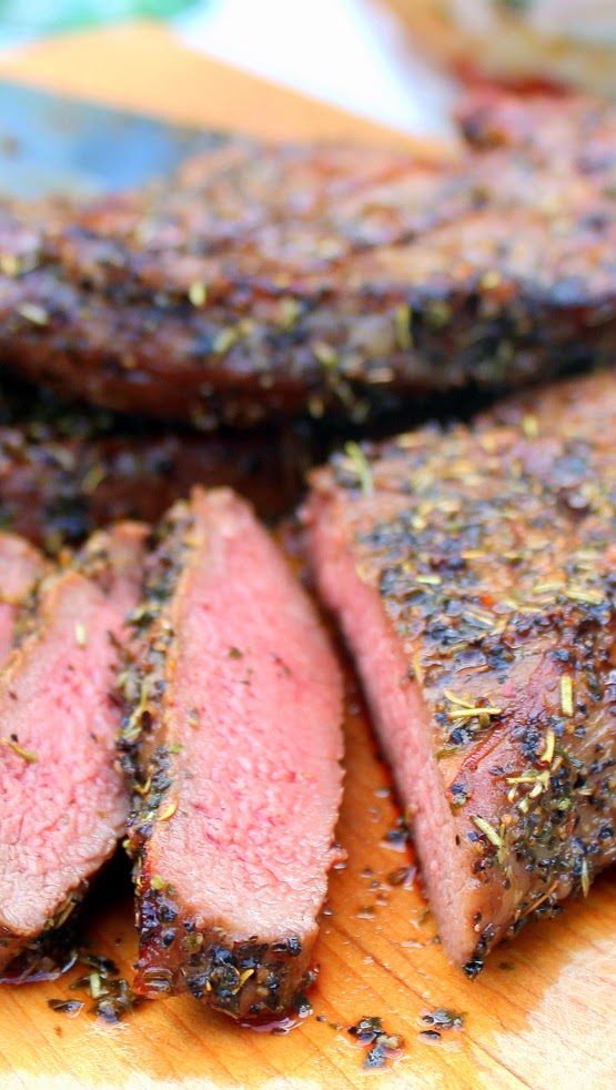 52 Ways to Cook KC Strip Steak with Pepper and Herb Marinade 52