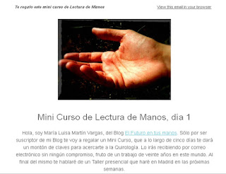 Mini curso de Lectura de Manos