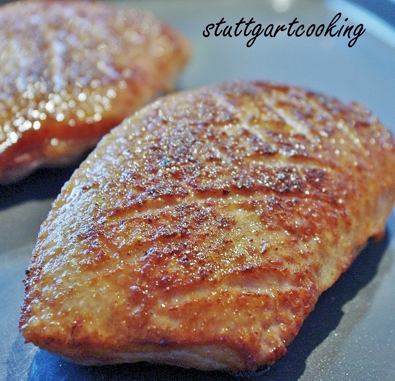 stuttgartcooking: Rucola-Orangen-Salat mit lackierter Entenbrust und ...