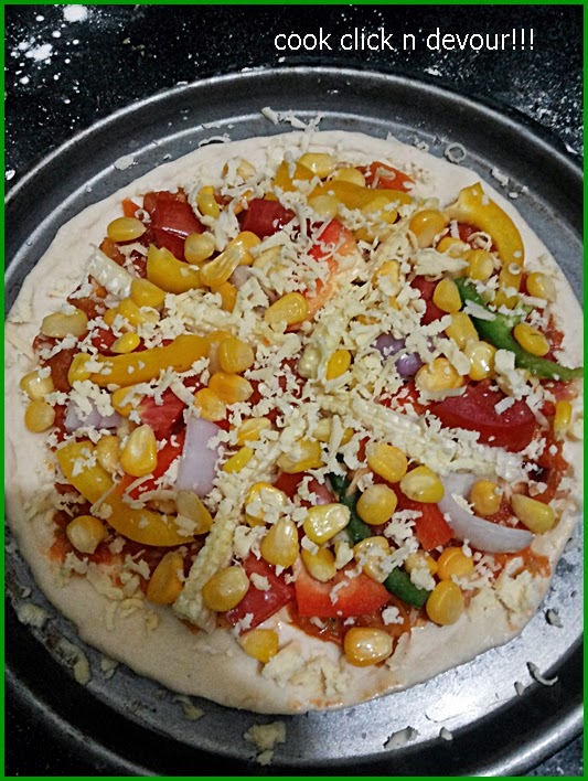 Homemade pizza | Cook click n devour!!!