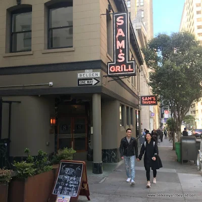 exterior of Sam's Grill & Seafood Restaurant in San Francisco, California