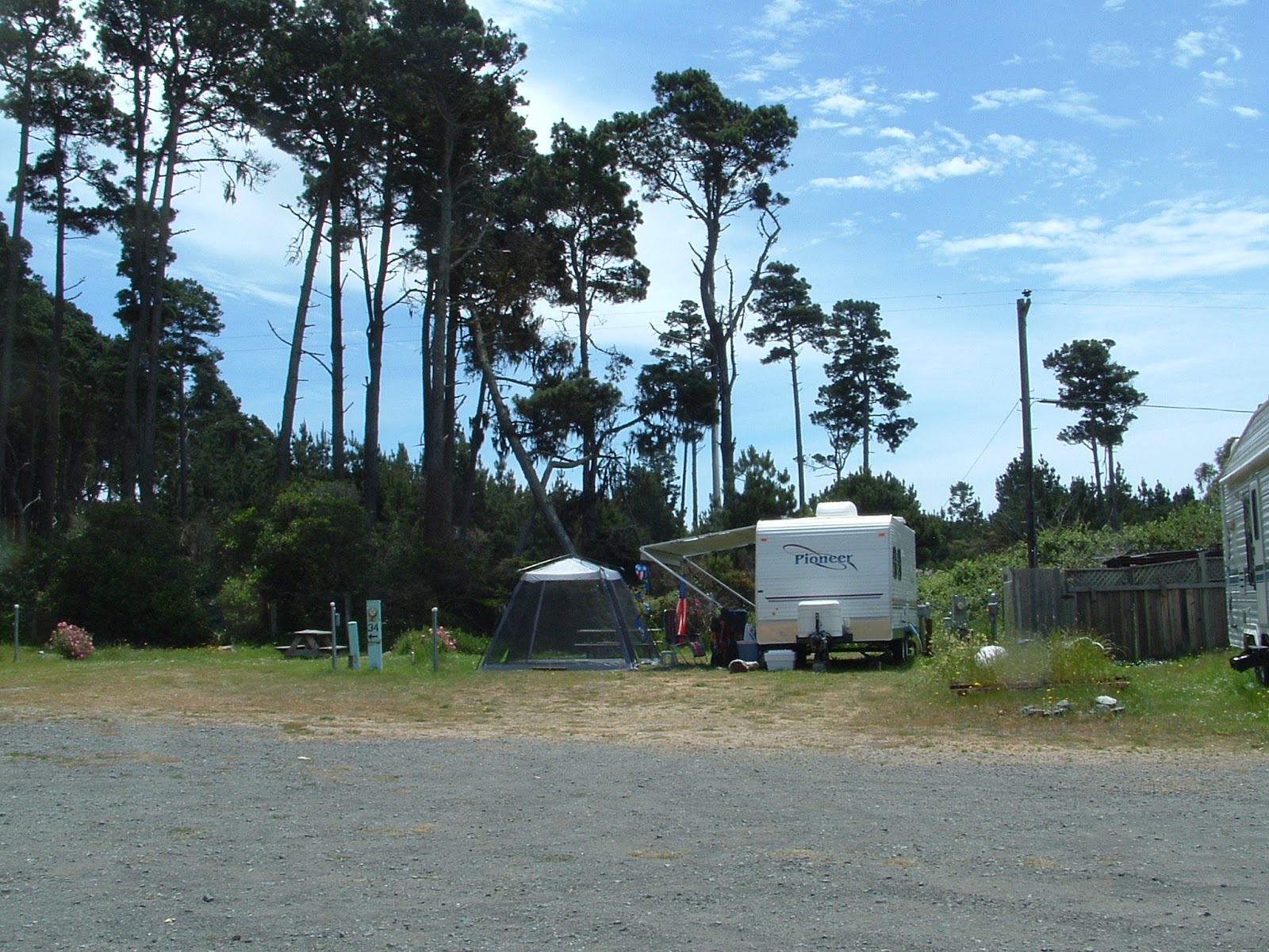 Hidden Pines RV Park Campground Fort Bragg California Hidden Pines