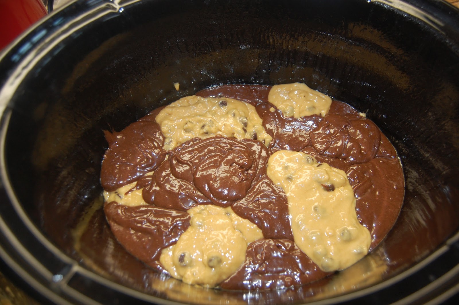 Dinner with The Donnells Slow Cooker Chocolate Chip BrownieCake