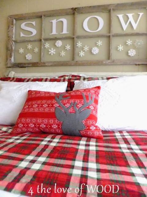 4 the love of wood: SECRET TO AN AMAZING CHRISTMAS BED &amp; FOUR LETTER WORDS