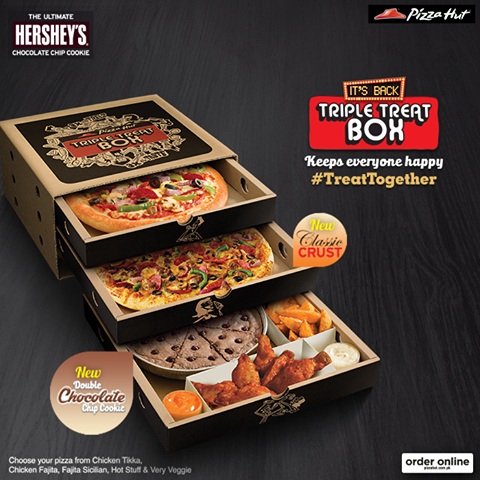 Pizza Hut Introduces The Triple Treat Box Karachichronicle