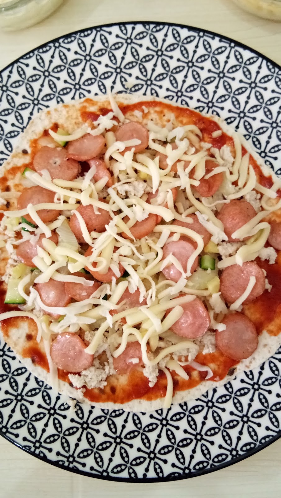 Makan sini ke bungkus? Resepi pizza guna Mission wrap