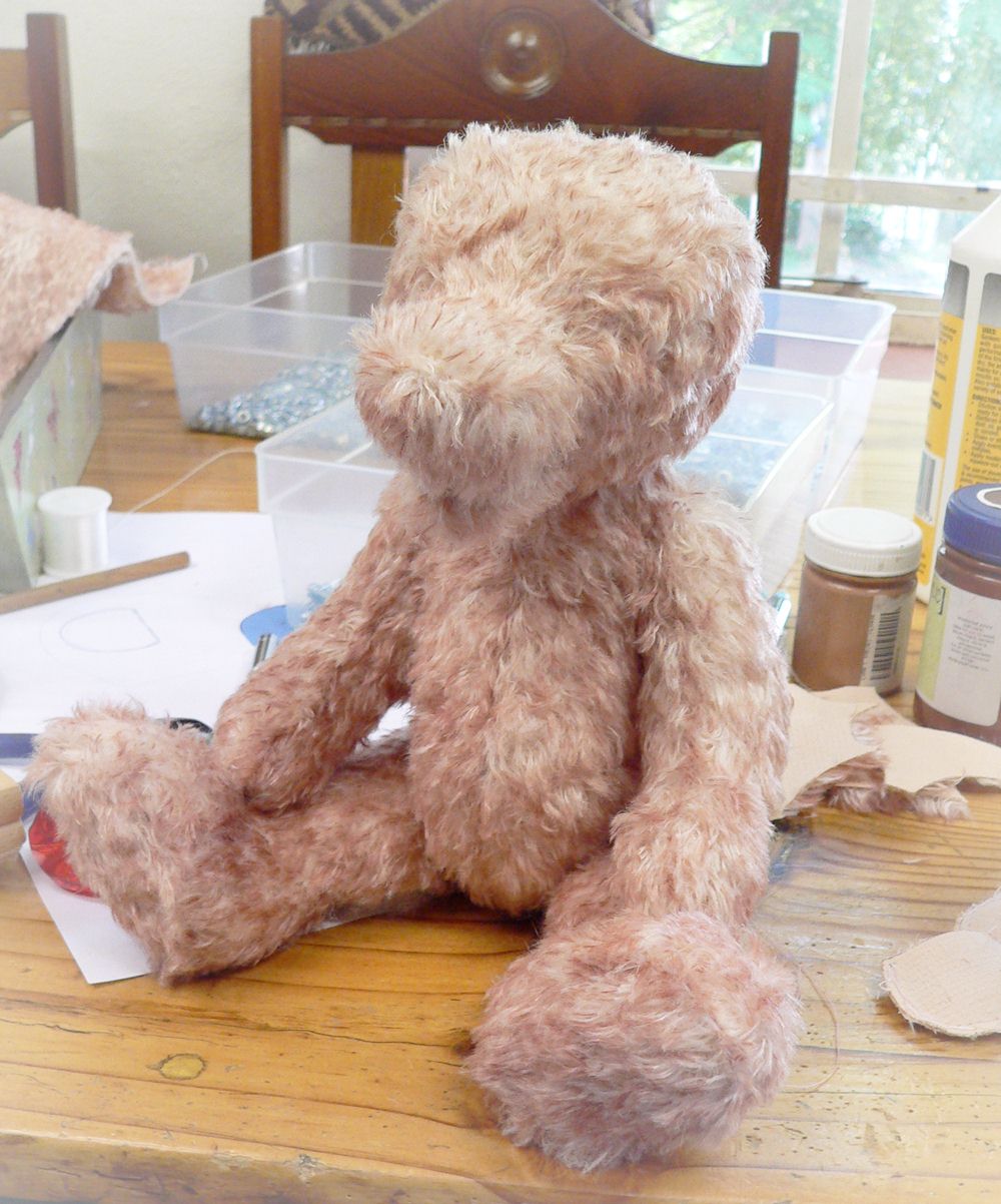 Megan's Tiny Treasures: Nellie - Open Mouth Teddy Bear Workshop