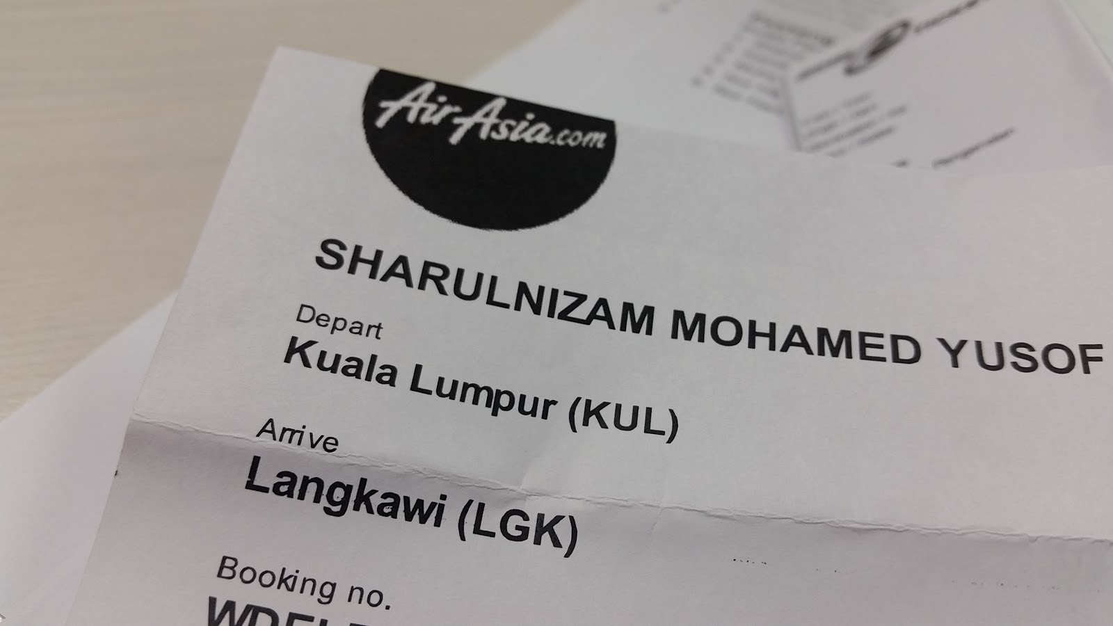 Tiket AirAsia ke Langkawi