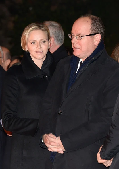 Prince Albert and Princess Charlene attended the Sainte-Devote ceremony in Monaco.